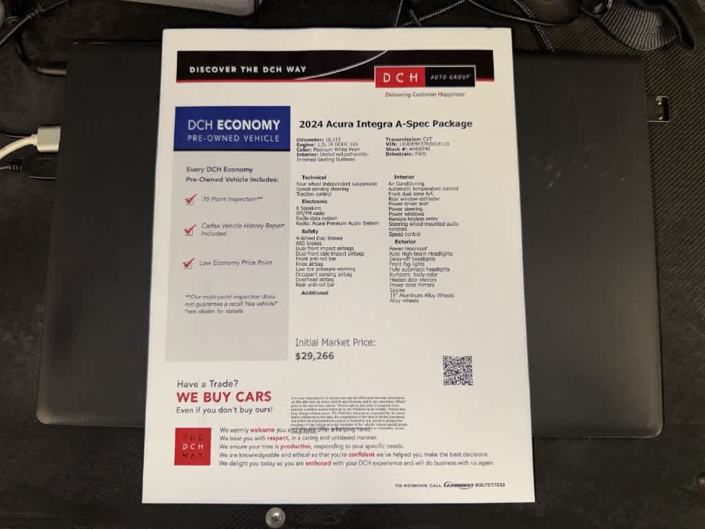 2024 Acura Integra w/A-Spec Package