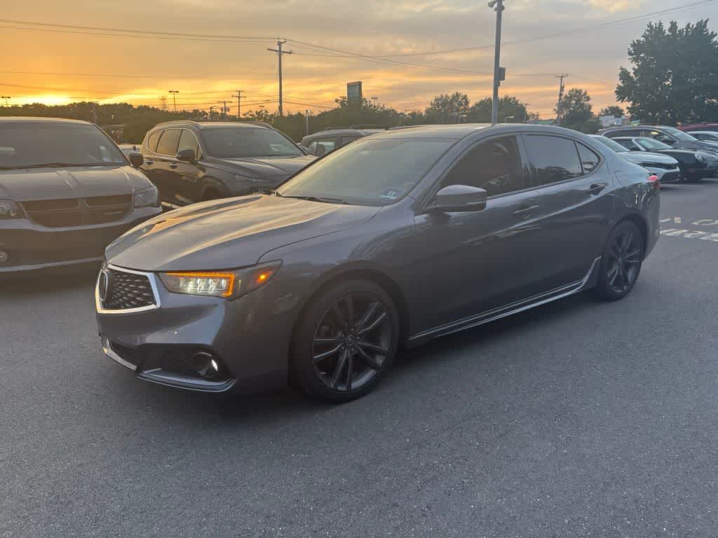 2019 Acura TLX w/A-Spec Pkg Red Leather