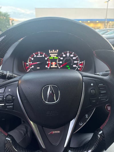 2019 Acura TLX w/A-Spec Pkg Red Leather
