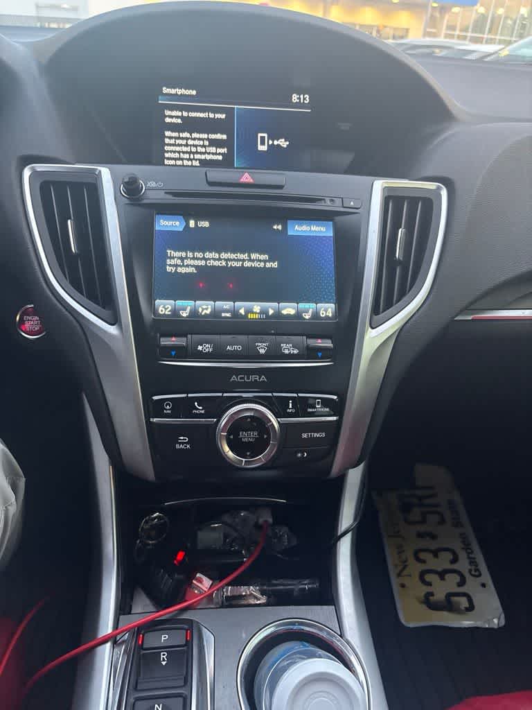 2019 Acura TLX w/A-Spec Pkg Red Leather