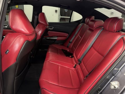 2019 Acura TLX w/A-Spec Pkg Red Leather