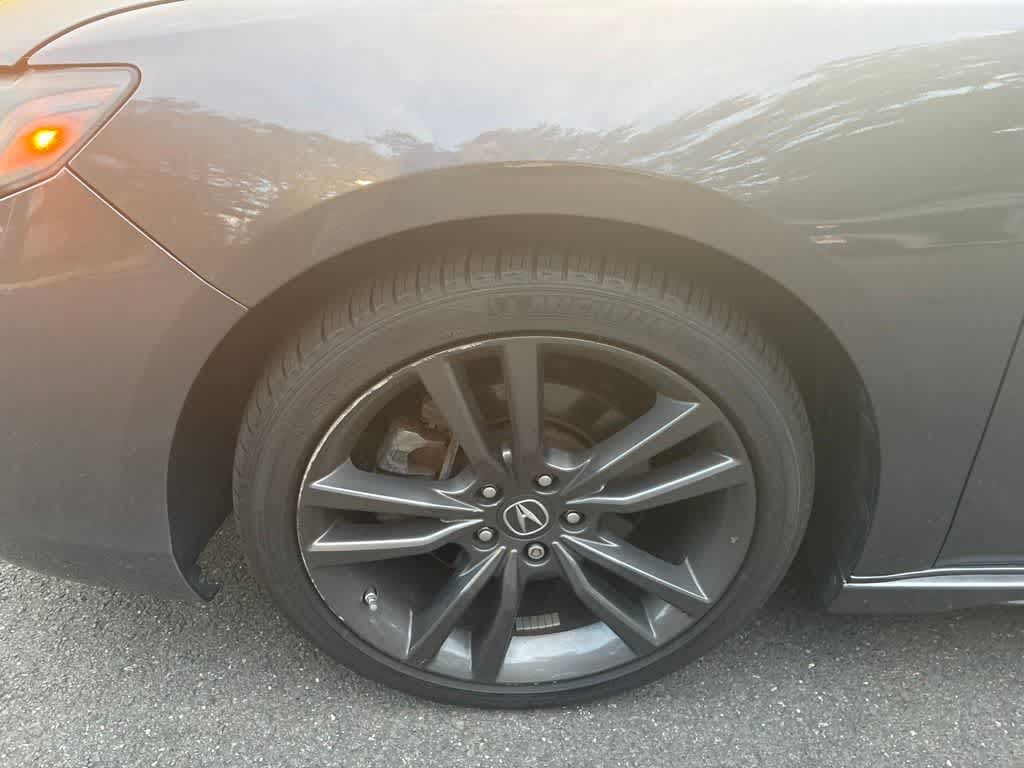 2019 Acura TLX w/A-Spec Pkg Red Leather
