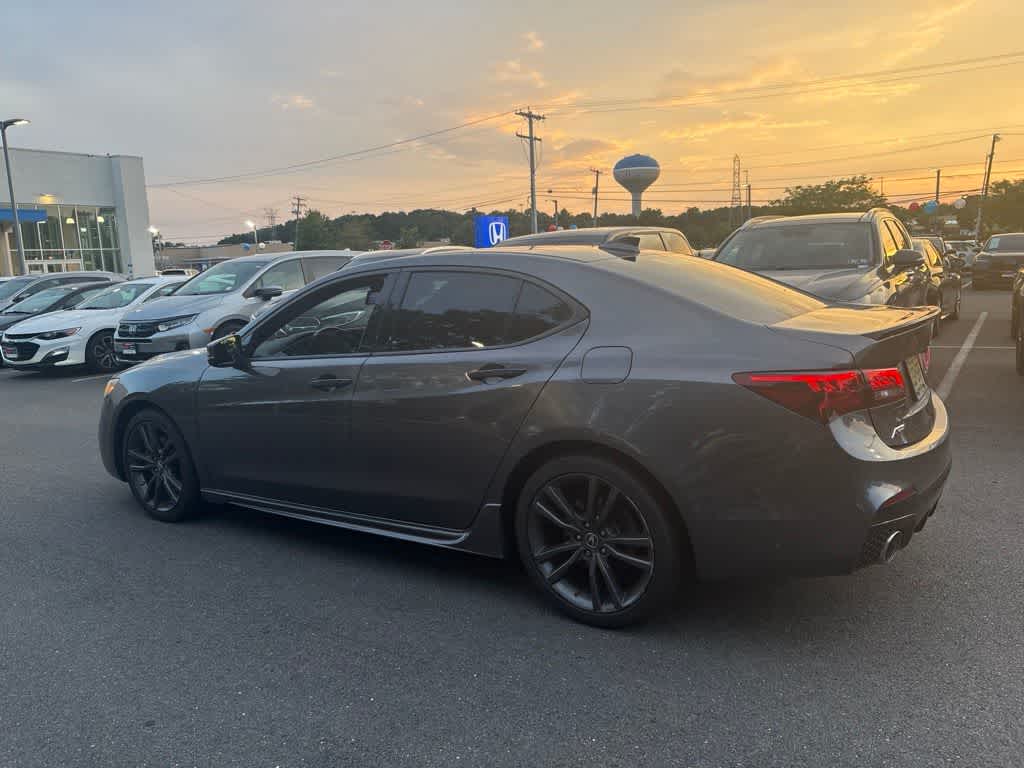 2019 Acura TLX w/A-Spec Pkg Red Leather