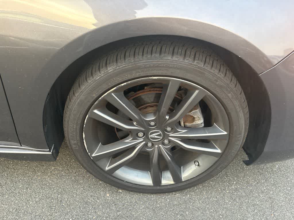 2019 Acura TLX w/A-Spec Pkg Red Leather