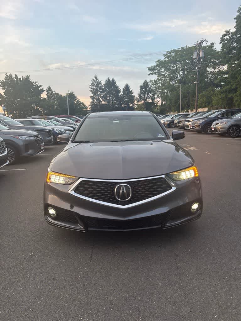 2019 Acura TLX w/A-Spec Pkg Red Leather