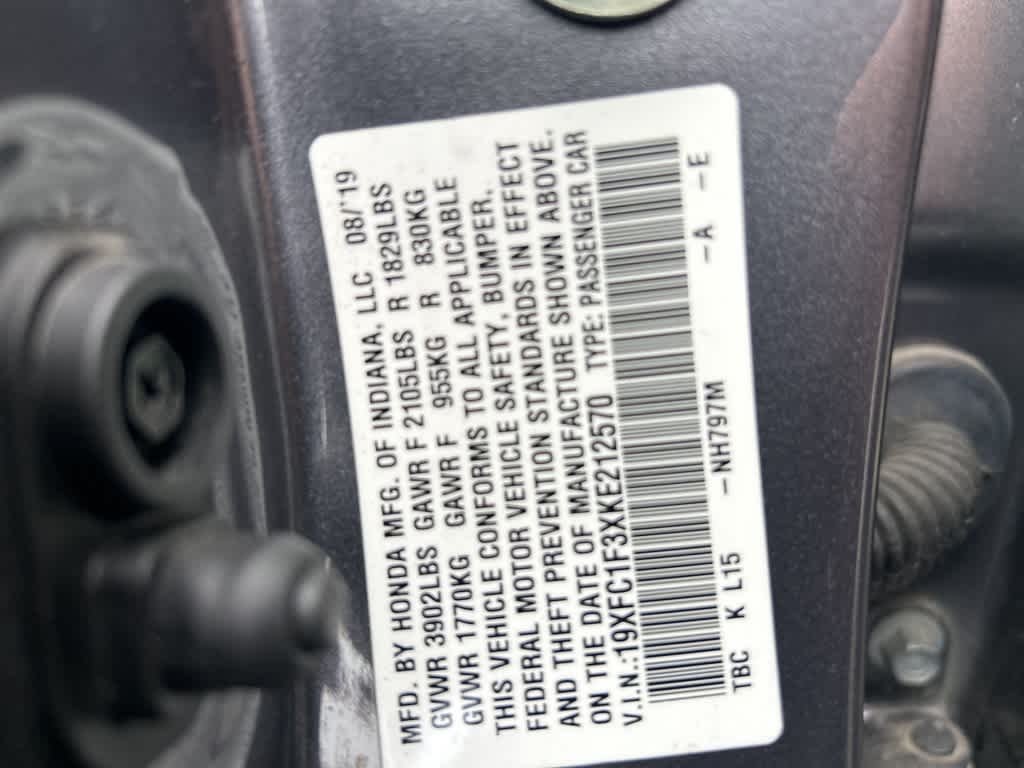 2019 Honda Civic Sedan EX