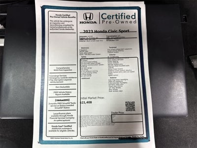 2023 Honda Civic Hatchback Sport