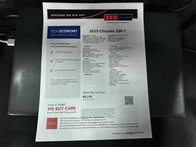 2015 Chrysler 200 C