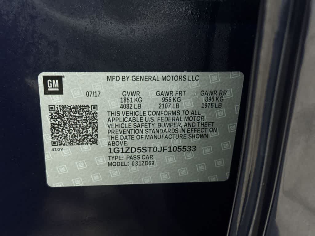 2018 Chevrolet Malibu LT