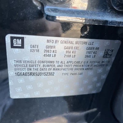 2018 Cadillac ATS Sedan AWD