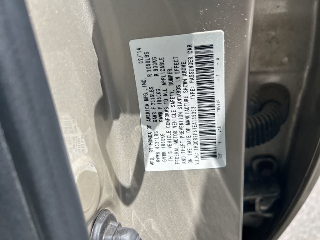 2014 Honda Accord Base