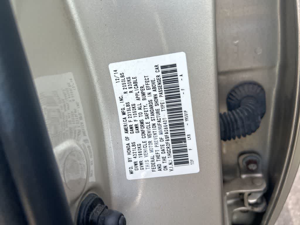 2015 Honda Accord Base