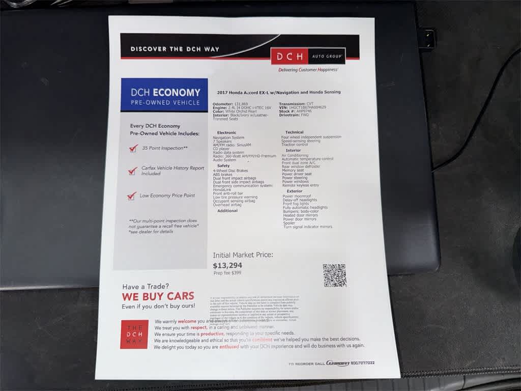 2017 Honda Accord EX-L