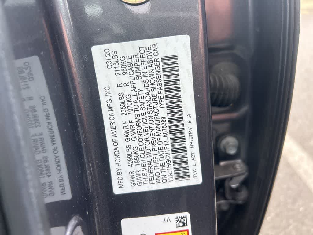 2020 Honda Accord Sedan LX