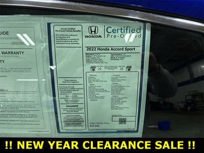 2022 Honda Accord Sport