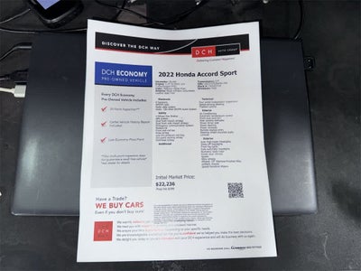 2022 Honda Accord Sport