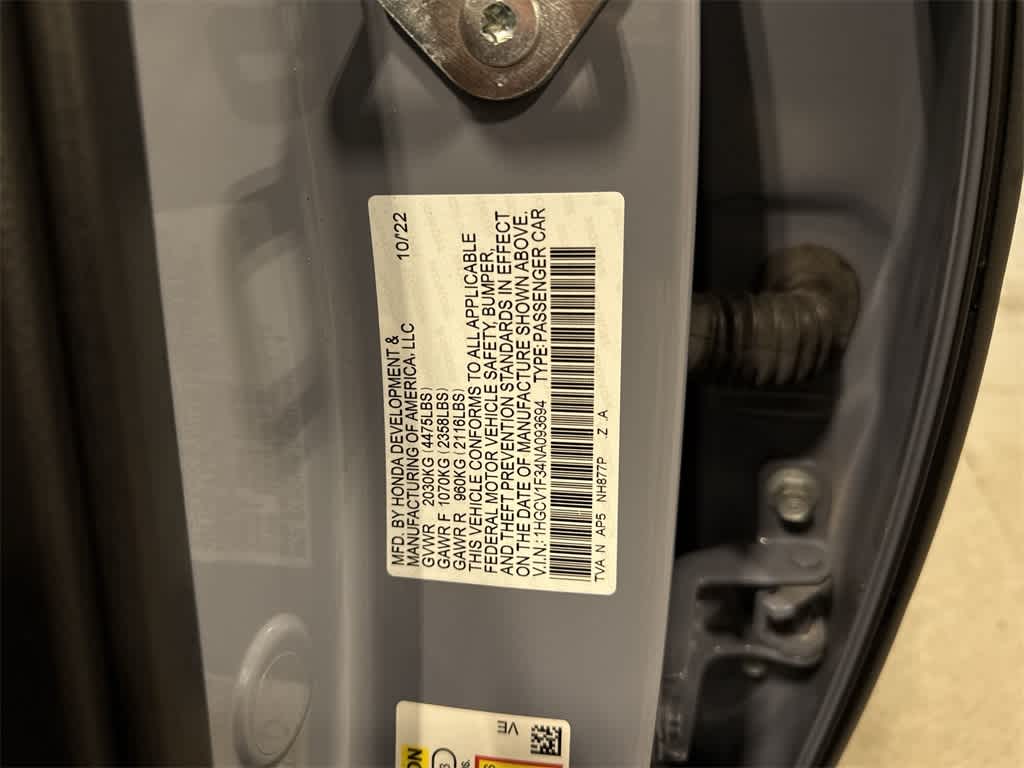 2022 Honda Accord Sport