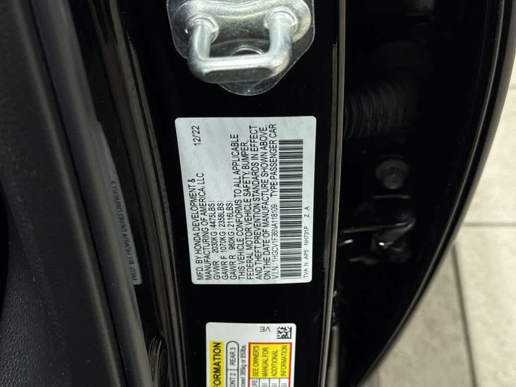 2022 Honda Accord Sport