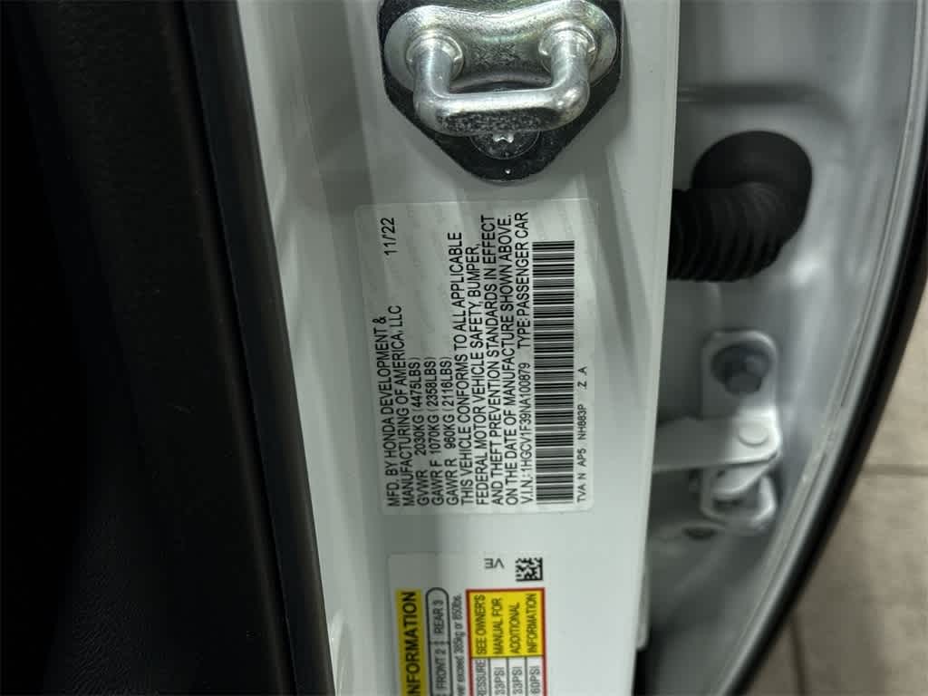 2022 Honda Accord Sport