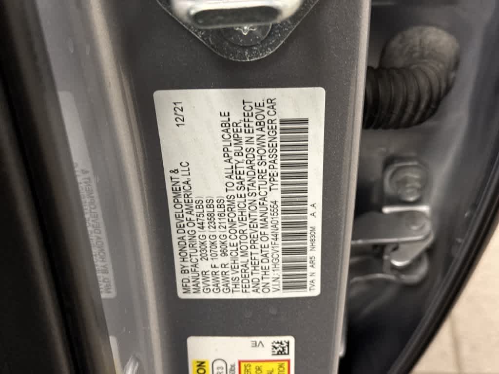 2022 Honda Accord Sport SE