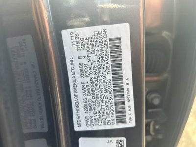 2020 Honda Accord Sedan EX-L
