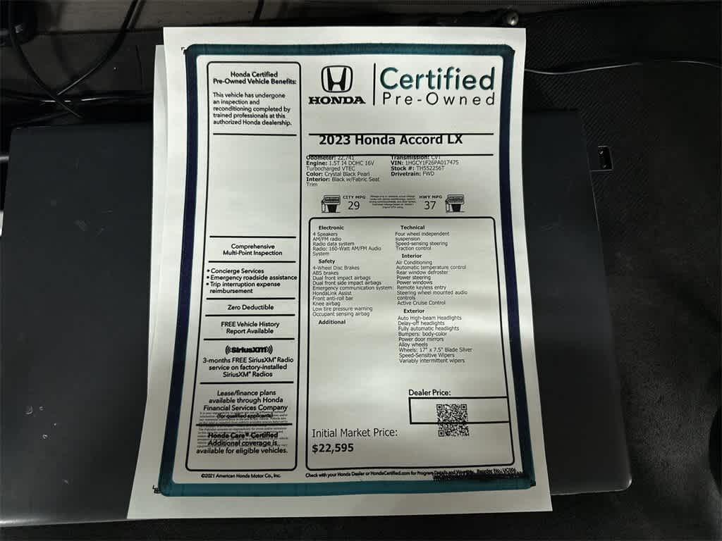 2023 Honda Accord LX