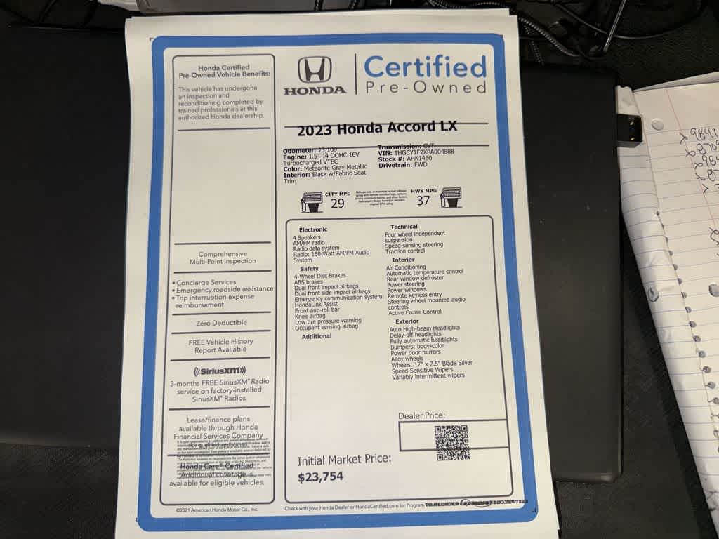 2023 Honda Accord LX