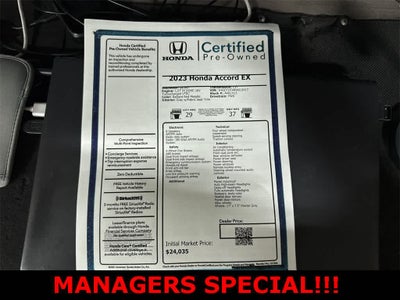 2023 Honda Accord EX