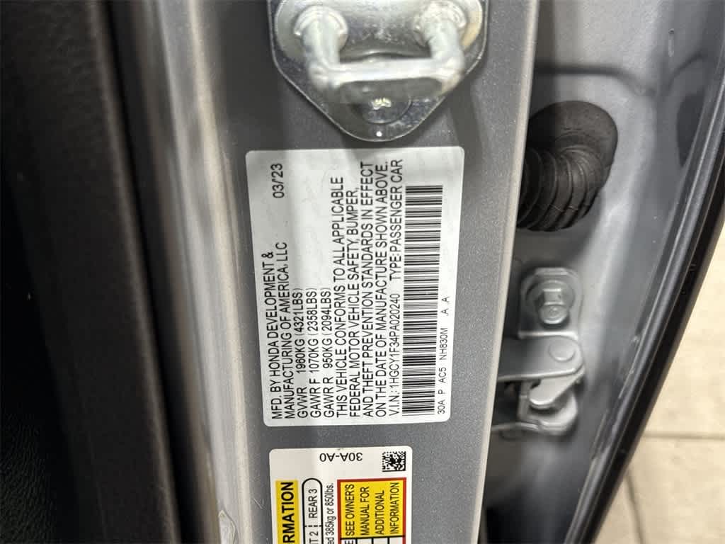 2023 Honda Accord Base