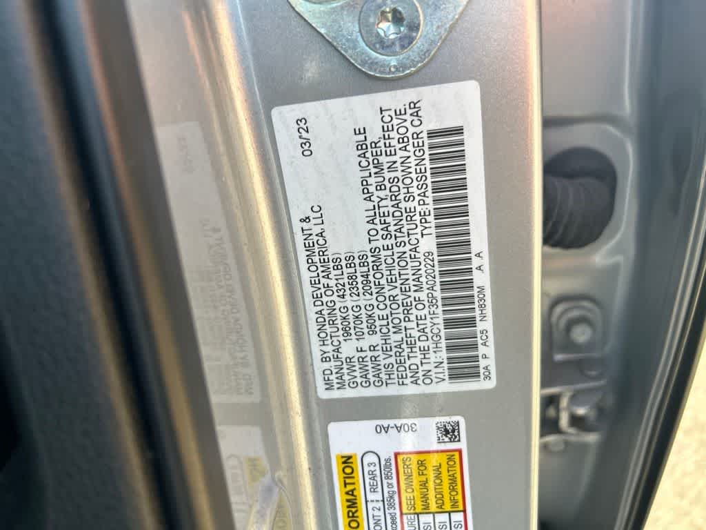 2023 Honda Accord EX