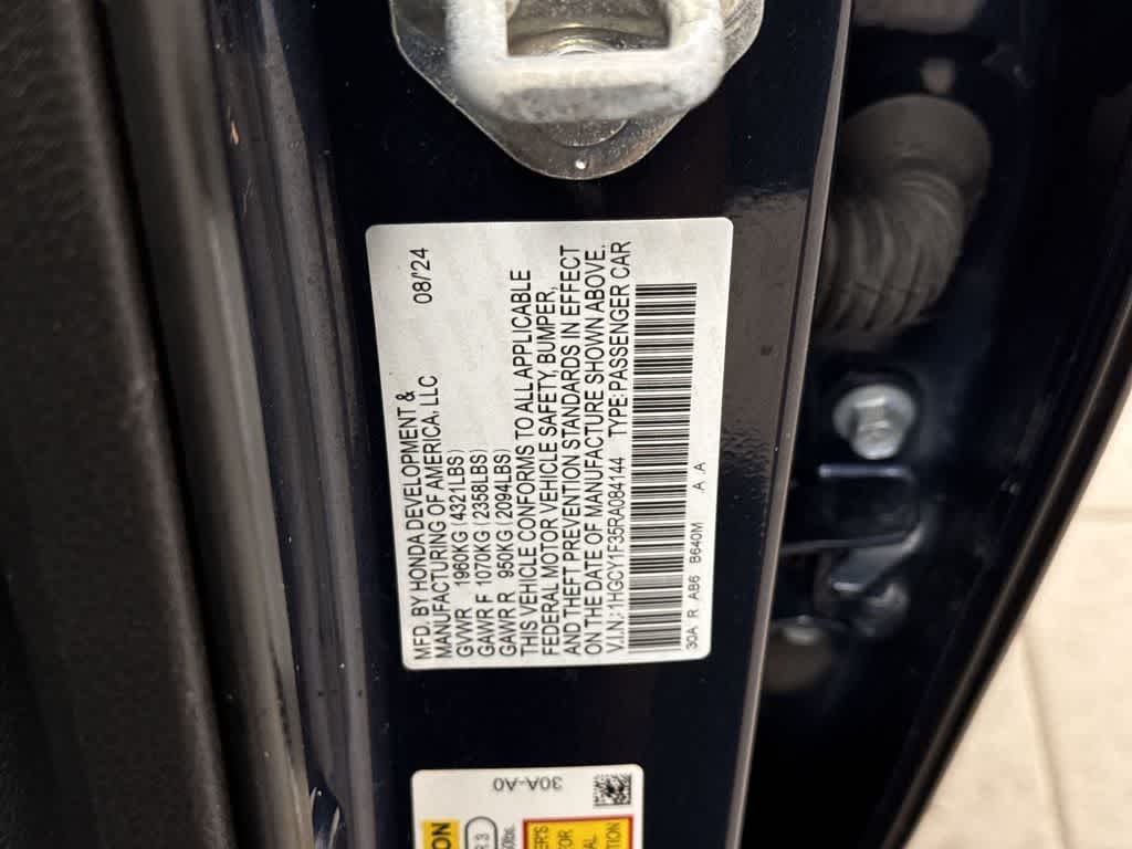 2024 Honda Accord EX