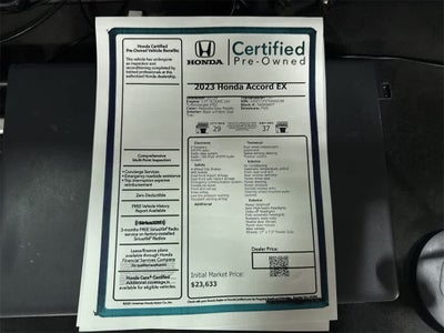 2023 Honda Accord Base