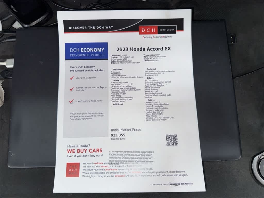 2023 Honda Accord EX