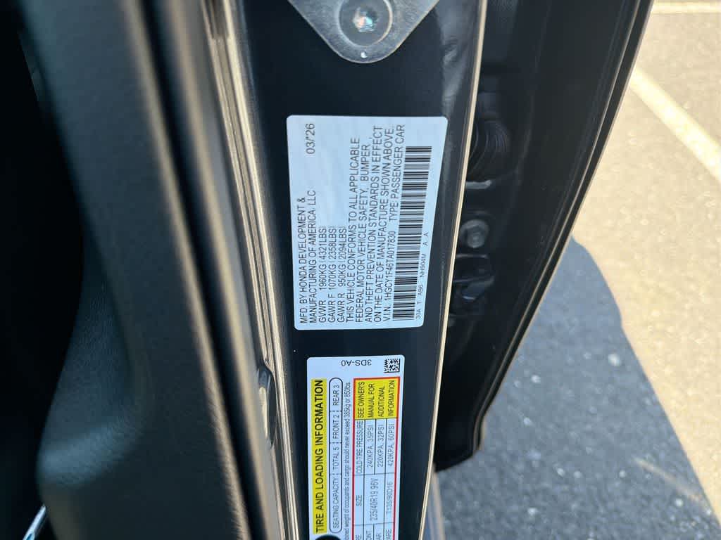 2026 Honda Accord SE