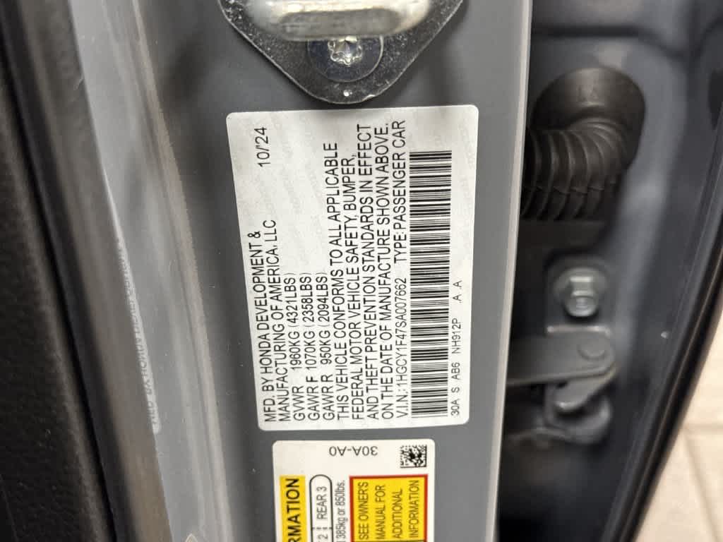 2025 Honda Accord SE