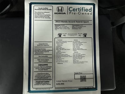 2023 Honda Accord Sport