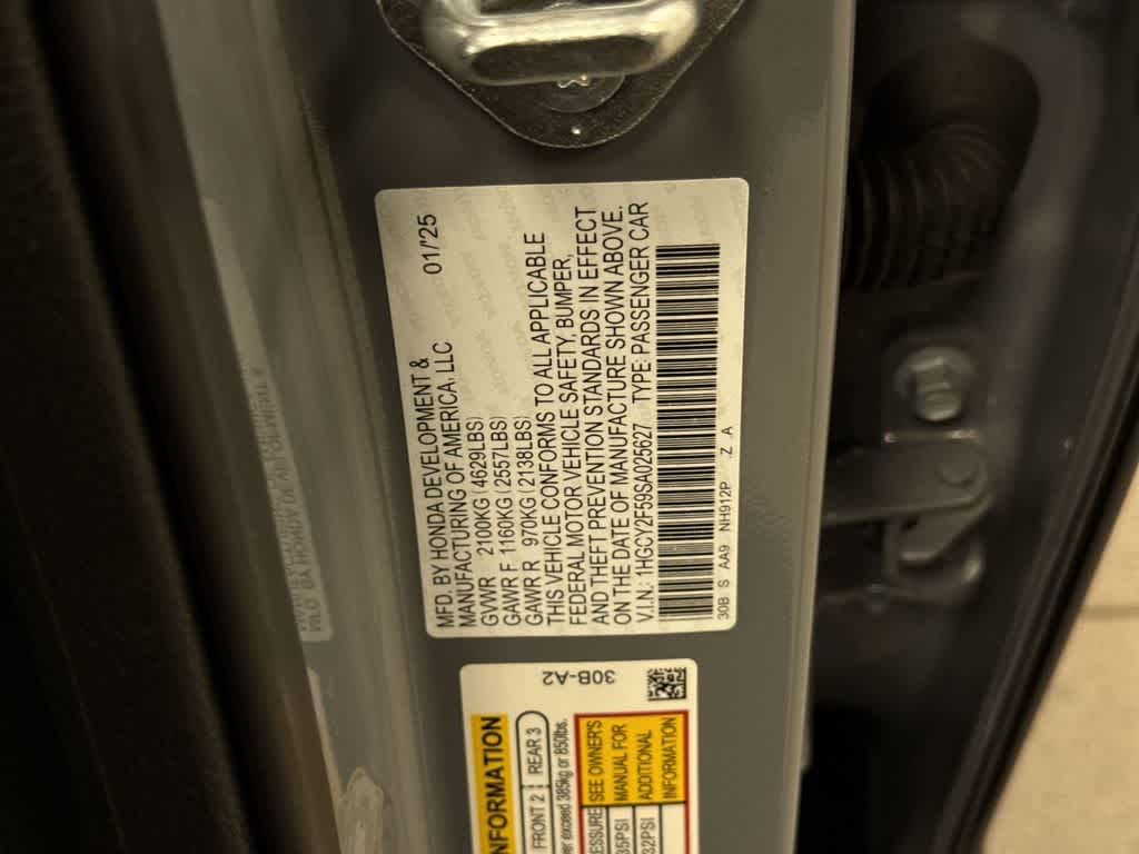 2025 Honda Accord Hybrid Sport