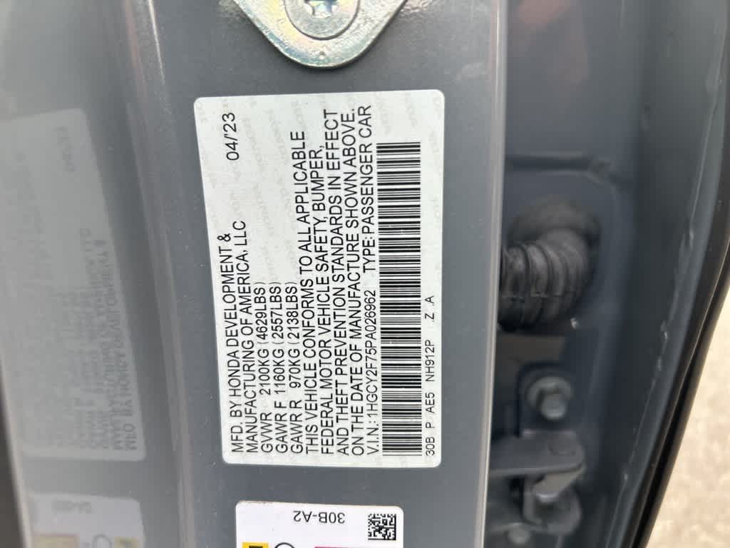 2023 Honda Accord Hybrid Base