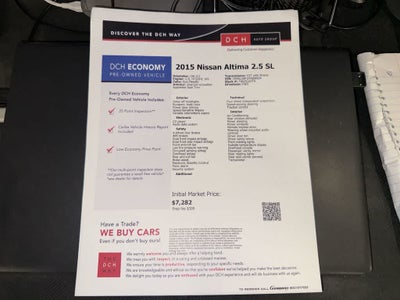 2015 Nissan Altima 2.5 SL
