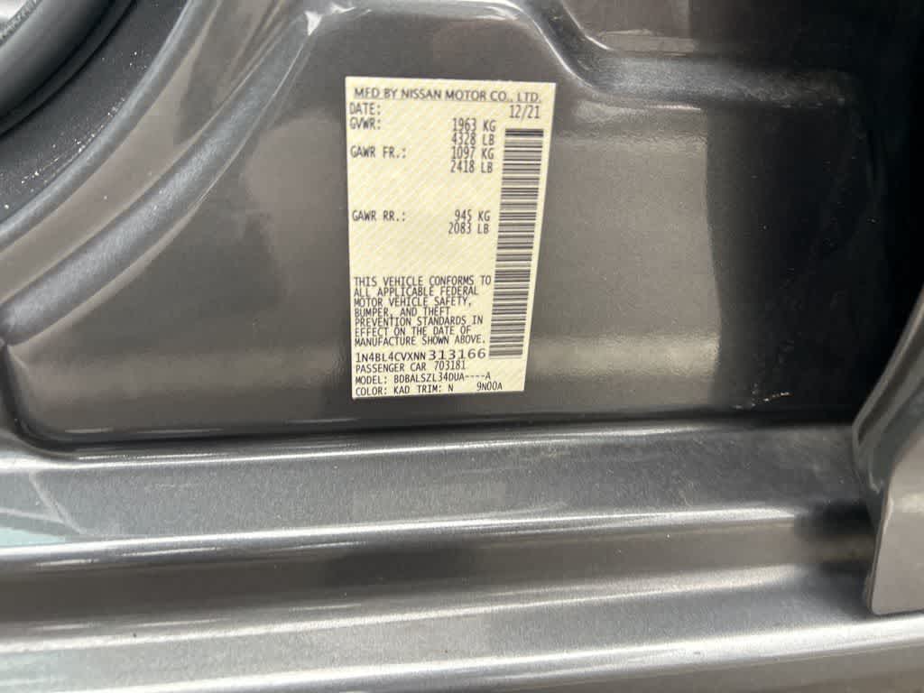 2022 Nissan Altima 2.5 SR