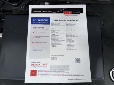 2018 Nissan Frontier SV V6