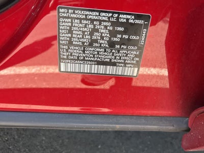 2022 Volkswagen Atlas Cross Sport 3.6L V6 SEL Premium R-Line