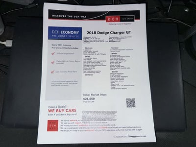 2018 Dodge Charger GT