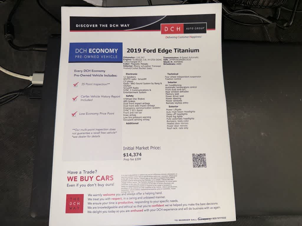 2019 Ford Edge Titanium