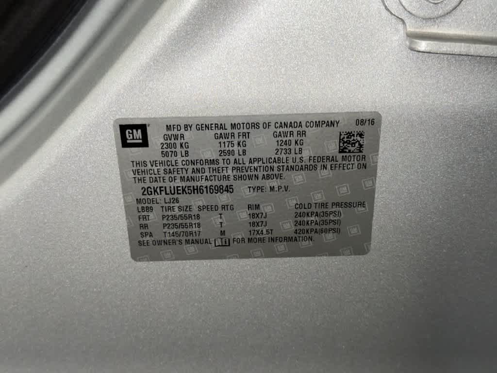 2017 GMC Terrain SLT