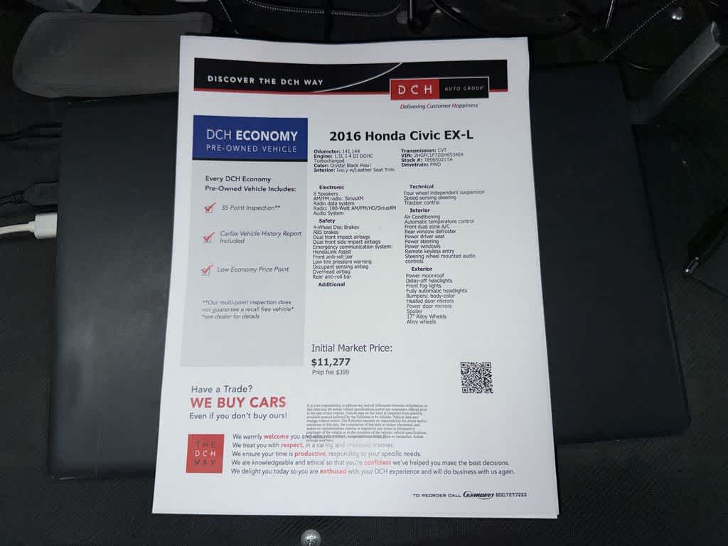 2016 Honda Civic Base