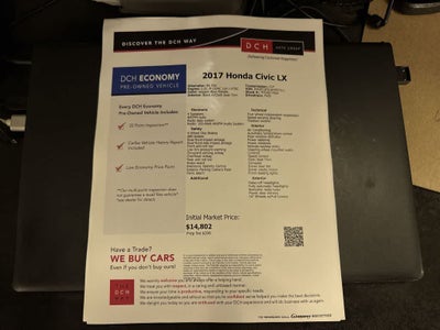 2017 Honda Civic Sedan LX