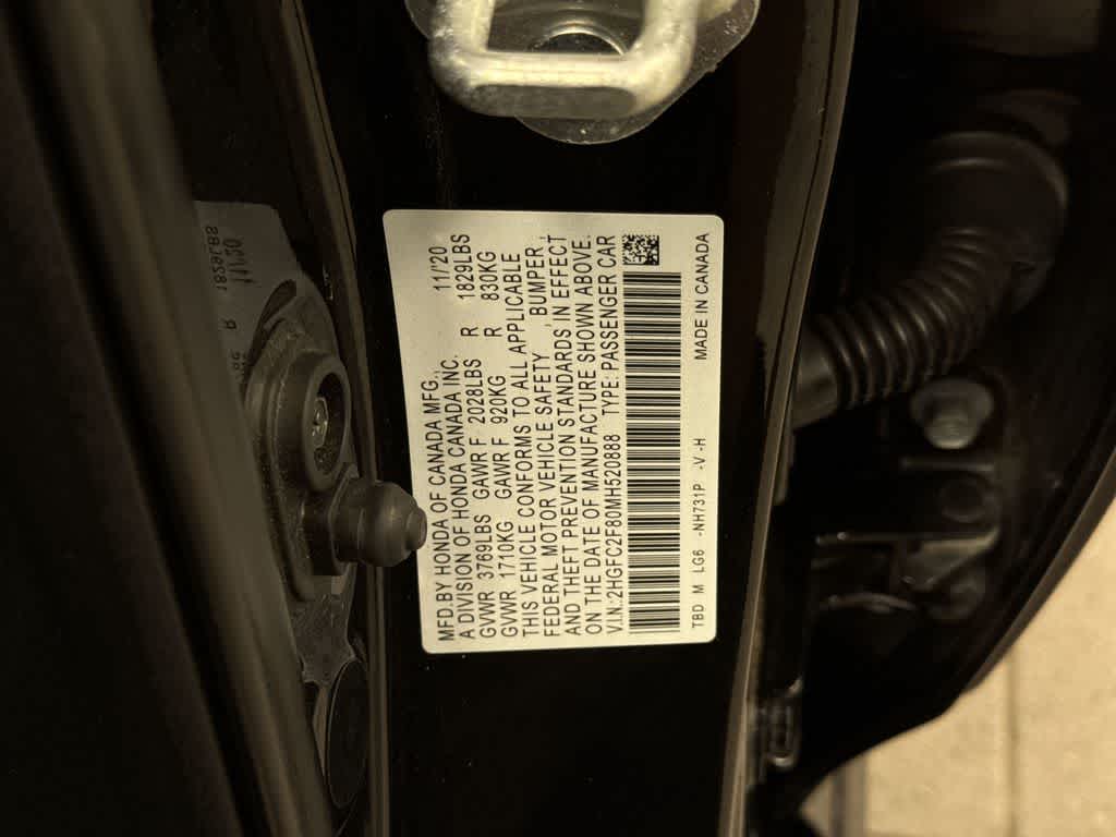 2021 Honda Civic Sedan Sport