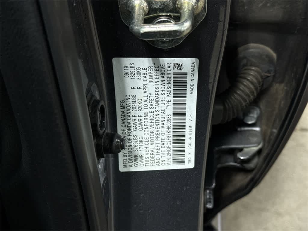 2019 Honda Civic Sport