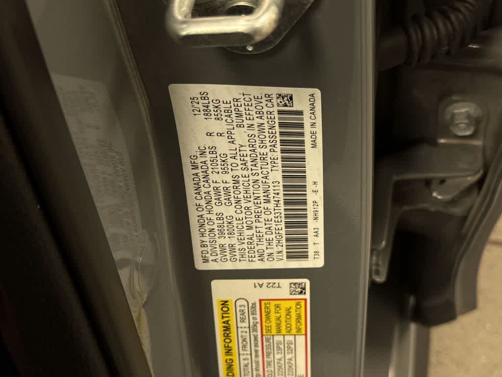 2026 Honda Civic Si Manual